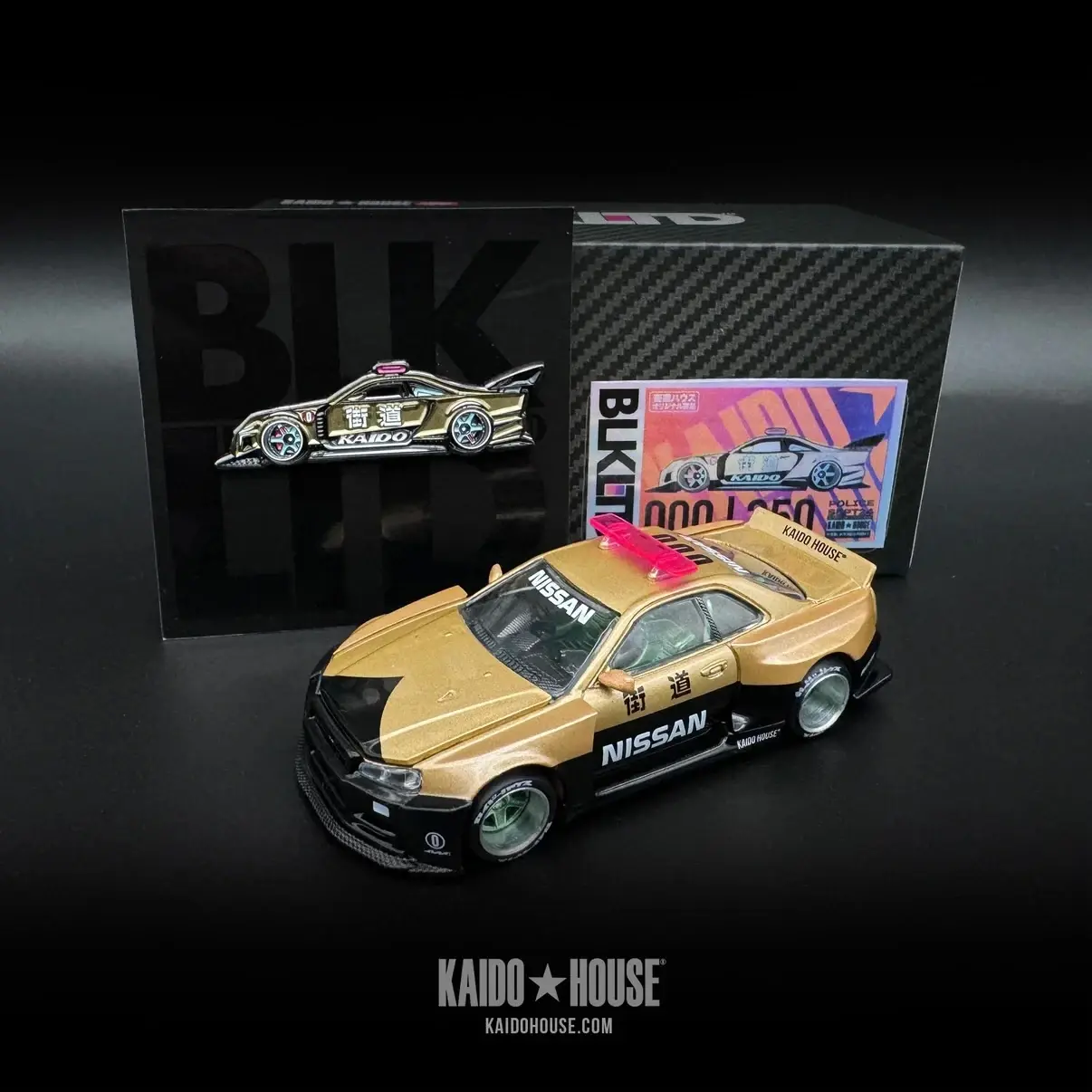 Nissan Nissan Skyline GT-R R34 Kaido Works V2 Aero Police BLKLTD