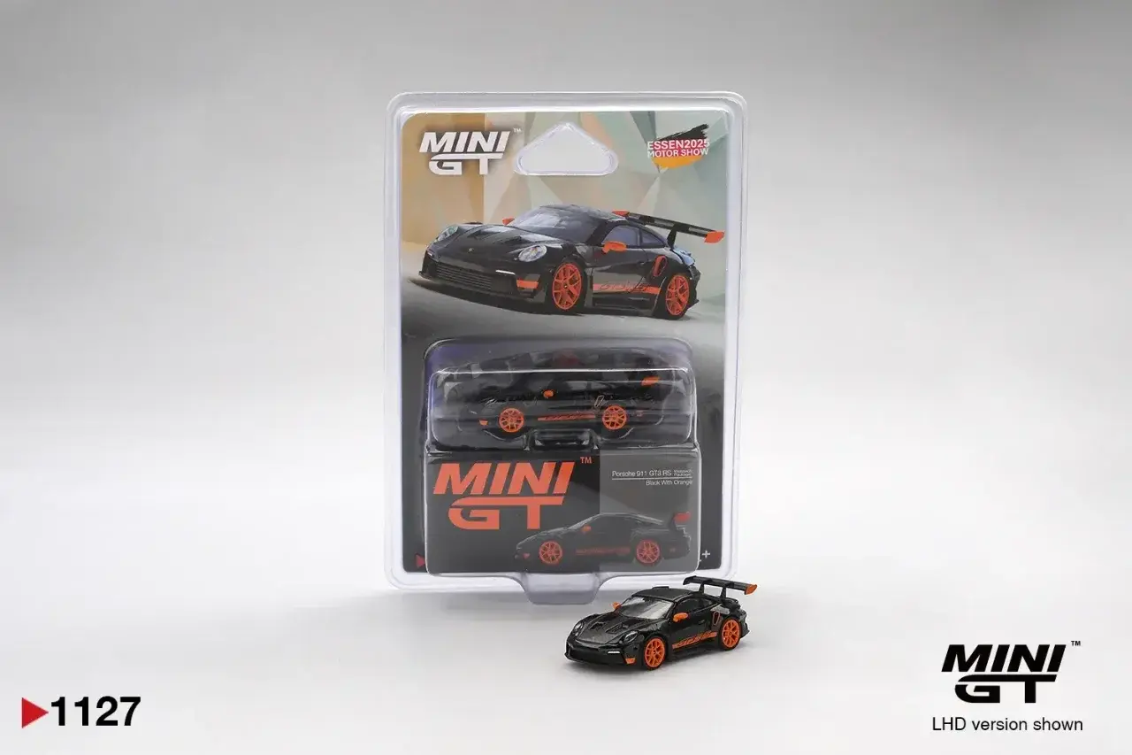 Porsche Porsche 911 (992) GT3 RS Weissach Package Black With Orange 2025 Essen Motor Show Exclusive