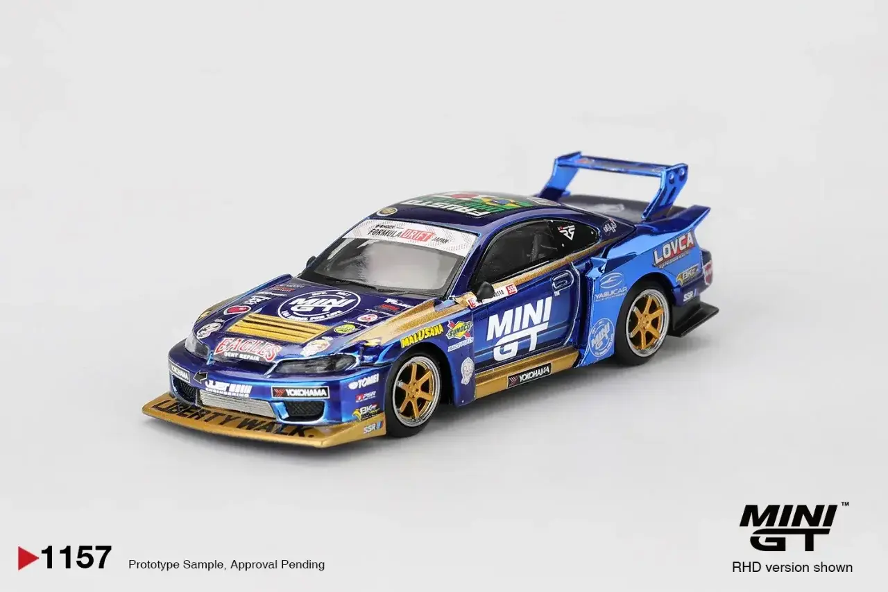 Nissan Nissan Silvia (S15) LB-Super Silhouette #555 Team MINI GT Liberty Walk 2025 Formula Drift