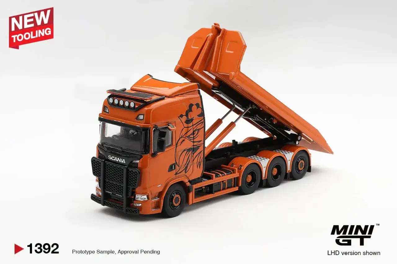 Scania Scania 770S B8x4NA Hooklift Flatbed Orange