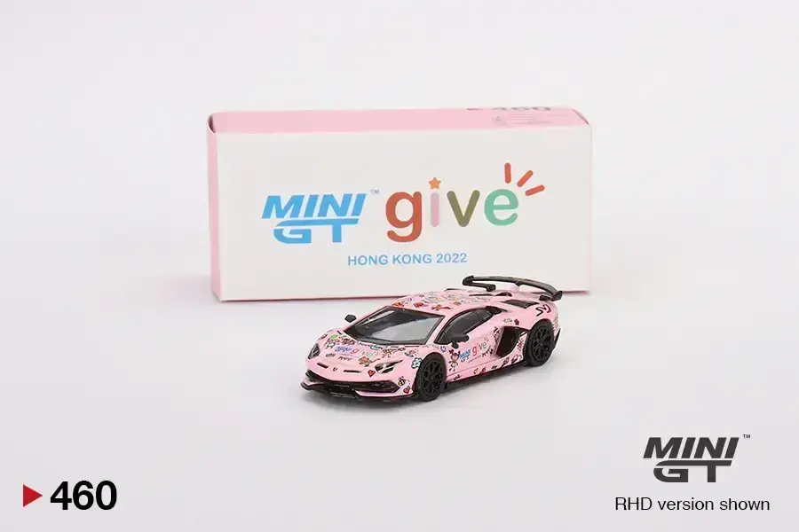 Lamborghini Lamborghini Aventador SVJ Baby Pink MINI GT give 2022 HK Edition