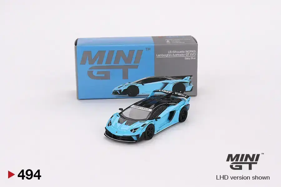 Lamborghini Lamborghini LB-Silhouette WORKS Aventador GT EVO Baby Blue